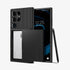 ACS07306 - Galaxy S24 Ultra Case Slim Armor CS in Black showing the back